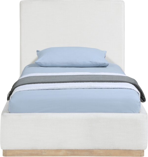 Bennet Linen Textured Fabric Upholstered Bed