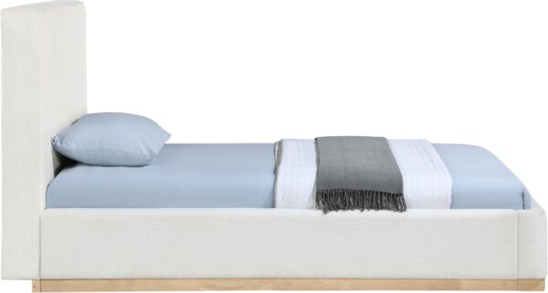 Bennet Linen Textured Fabric Upholstered Twin Bed