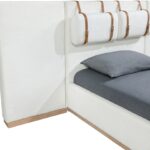 Bennet Linen Textured Fabric Upholstered Twin Bed