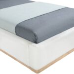 Bennet Linen Textured Fabric Upholstered Twin Bed