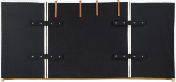 Bennet Linen Textured Fabric Upholstered Bed