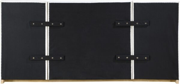Bennet Linen Textured Fabric Upholstered Bed