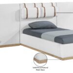 Bennet Linen Textured Fabric Upholstered Bed