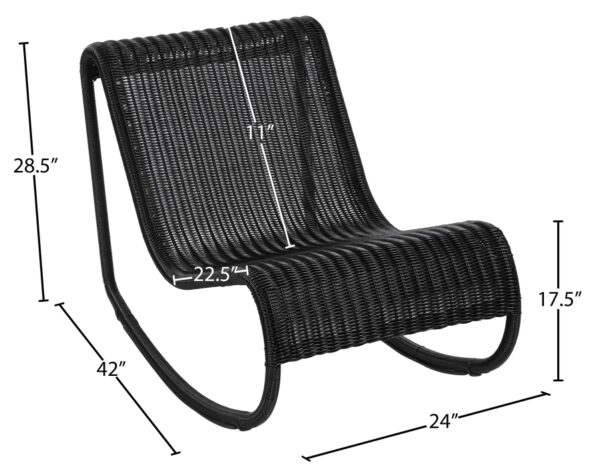 Antigua Wicker Outdoor Patio Rocking Chair