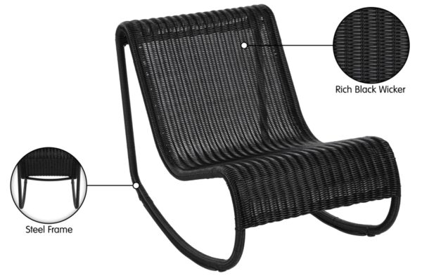 Antigua Wicker Outdoor Patio Rocking Chair