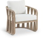 San Pietro Resilient Waterproof Fabric Upholstered Outdoor Patio Chair