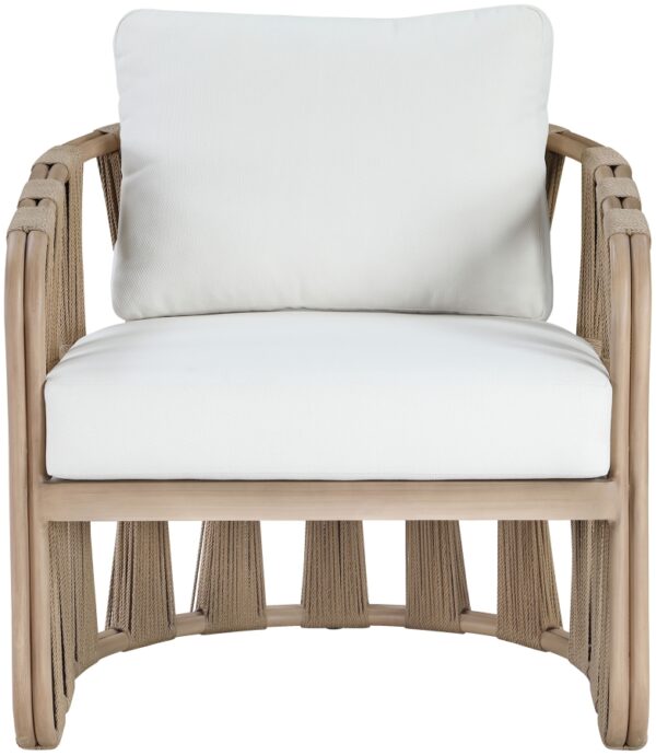 San Pietro Resilient Waterproof Fabric Upholstered Outdoor Patio Chair