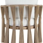 San Pietro Resilient Waterproof Fabric Upholstered Outdoor Patio Chair