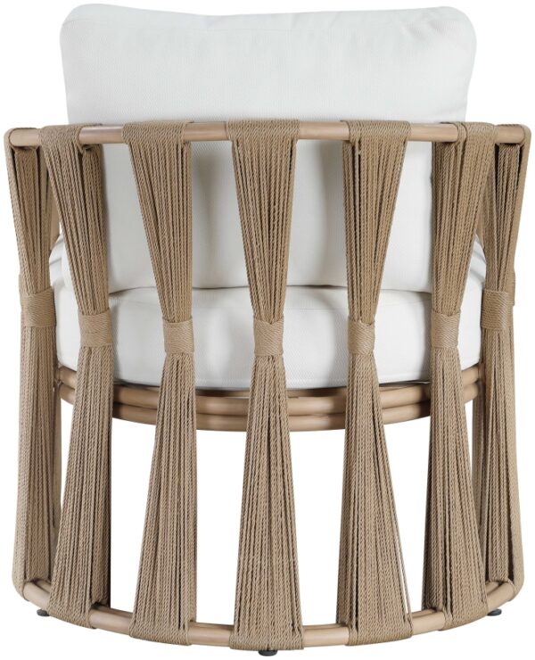 San Pietro Resilient Waterproof Fabric Upholstered Outdoor Patio Chair