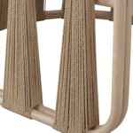 San Pietro Resilient Waterproof Fabric Upholstered Outdoor Patio Chair
