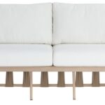 San Pietro 90.5" Resilient Waterproof Fabric Upholstered Outdoor Patio Sofa