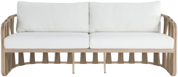 San Pietro 90.5" Resilient Waterproof Fabric Upholstered Outdoor Patio Sofa