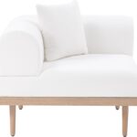 Laguna Resilient Water Resistant Fabric Upholstered Outdoor Patio Modular Corner Chair