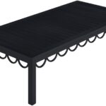 Portofino Aluminum Outdoor Patio Coffee Table