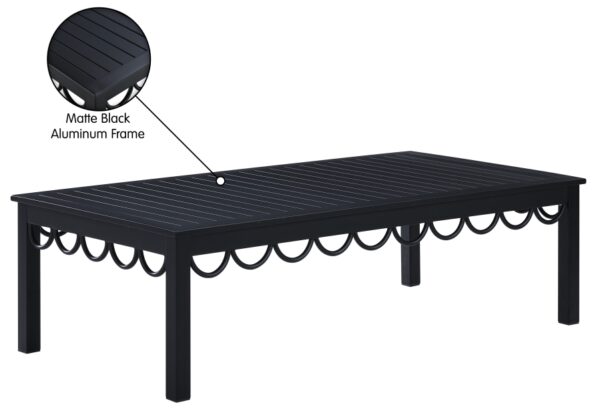 Portofino Aluminum Outdoor Patio Coffee Table
