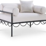 Portofino Resilient Water Repellent Fabric Upholstered Outdoor Patio Chair