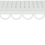 Portofino Aluminum Outdoor Patio Coffee Table