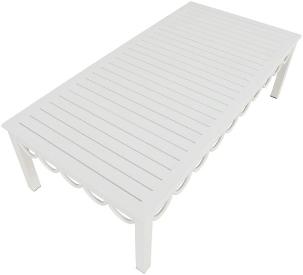 Portofino Aluminum Outdoor Patio Coffee Table