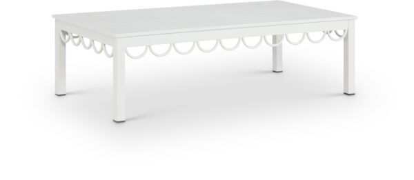 Portofino Aluminum Outdoor Patio Coffee Table