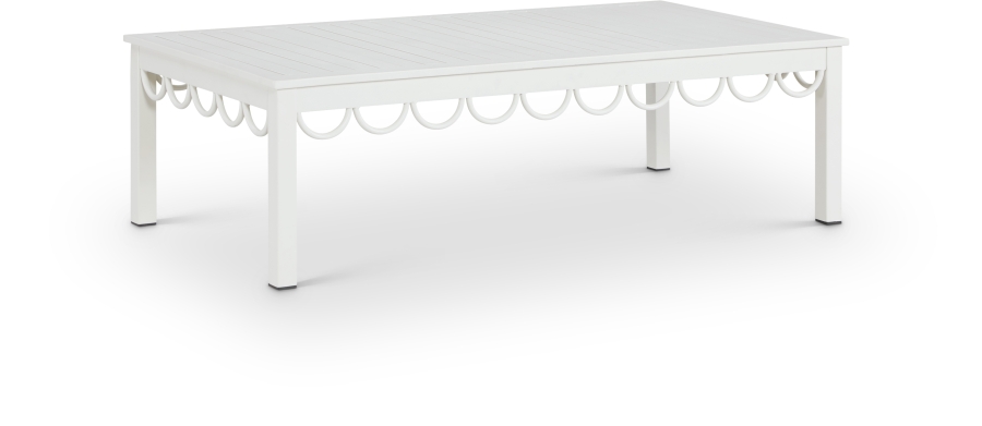 Portofino Aluminum Outdoor Patio Coffee Table