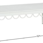 Portofino Aluminum Outdoor Patio Coffee Table
