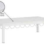 Portofino Aluminum Outdoor Patio Coffee Table