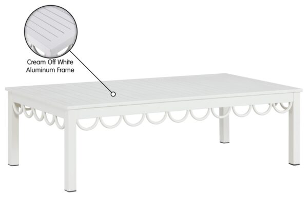 Portofino Aluminum Outdoor Patio Coffee Table
