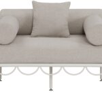 Portofino Resilient Water Repellent Fabric Upholstered Outdoor Patio Chair