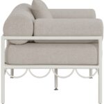 Portofino Resilient Water Repellent Fabric Upholstered Outdoor Patio Chair