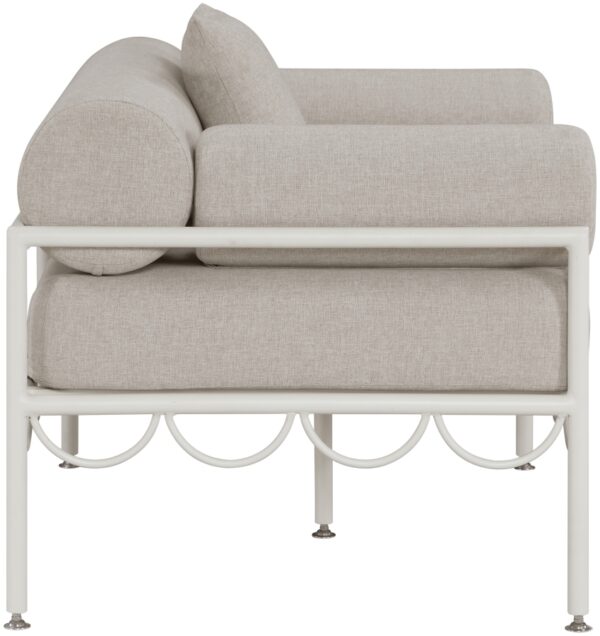 Portofino Resilient Water Repellent Fabric Upholstered Outdoor Patio Chair
