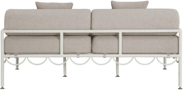 Portofino 69.75" Resilient Water Repellent Fabric Upholstered Outdoor Patio Loveseat