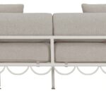 Portofino 85.75" Resilient Water Repellent Fabric Upholstered Outdoor Patio Sofa