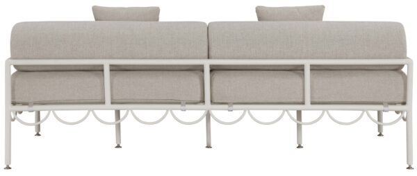 Portofino 85.75" Resilient Water Repellent Fabric Upholstered Outdoor Patio Sofa