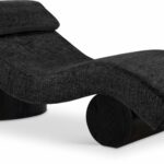 Marcella Fabric Upholstered Chaise Lounge