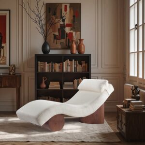 Marcella Fabric Upholstered Chaise Lounge