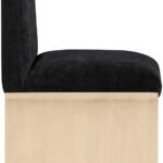Shaw Chenille Fabric Upholstered Dining Chair
