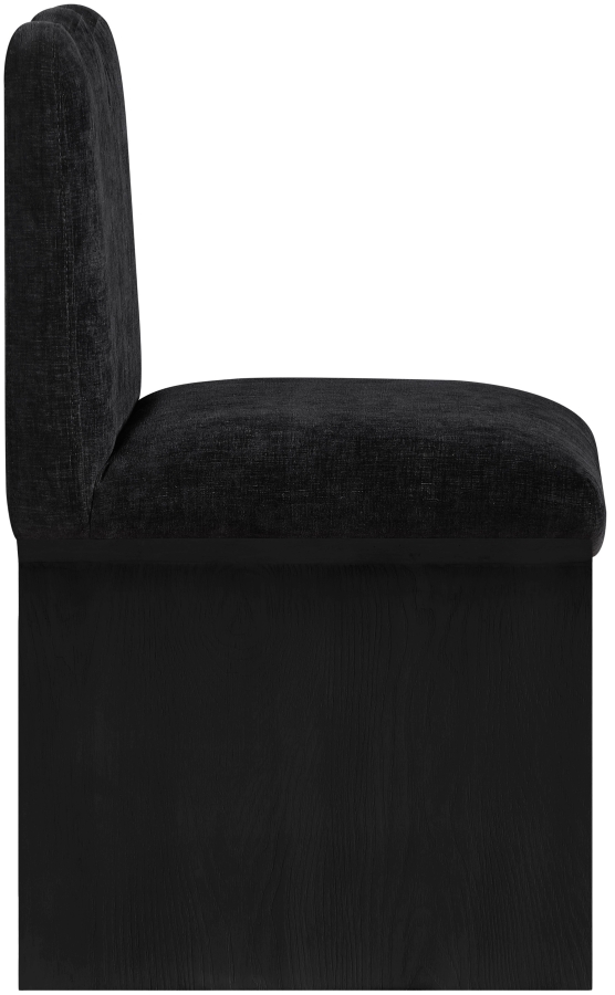Shaw Chenille Fabric Upholstered Dining Chair