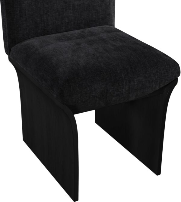 Shaw Chenille Fabric Upholstered Dining Chair
