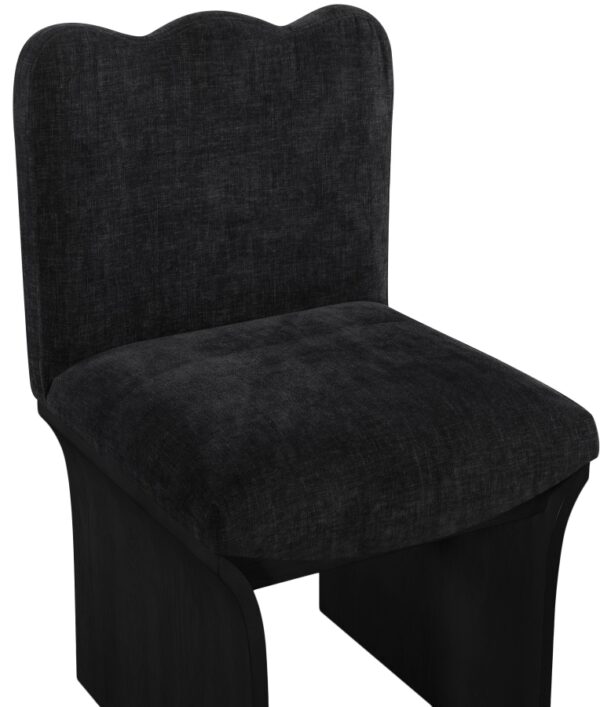 Shaw Chenille Fabric Upholstered Dining Chair