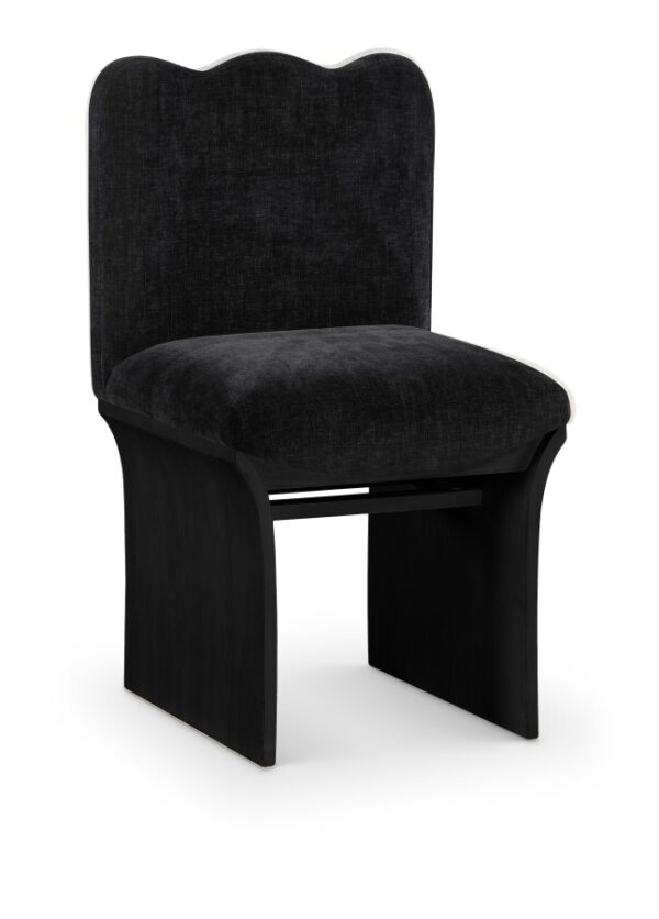 Shaw Chenille Fabric Upholstered Dining Chair