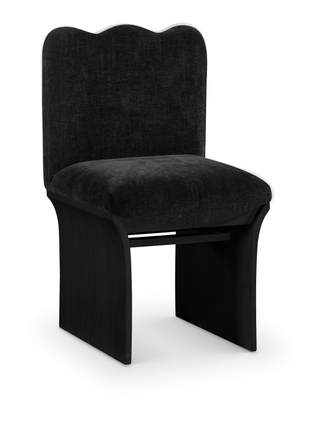 Shaw Chenille Fabric Upholstered Dining Chair