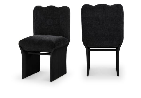 Shaw Chenille Fabric Upholstered Dining Chair