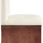 Shaw Chenille Fabric Upholstered Dining Chair