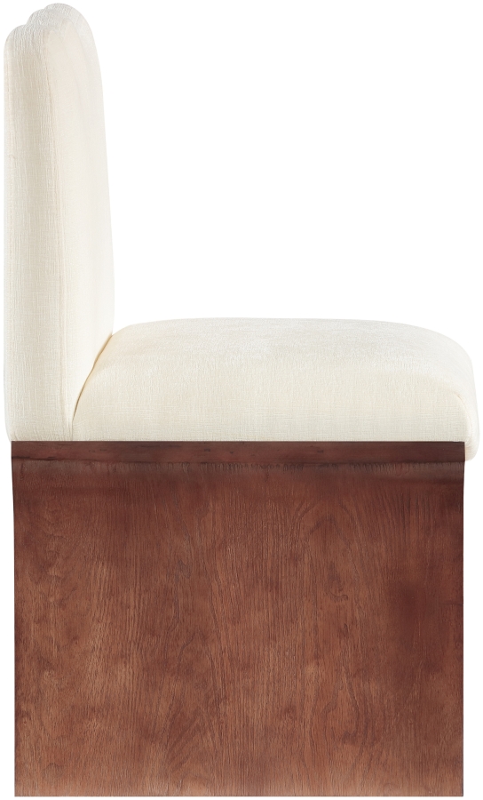 Shaw Chenille Fabric Upholstered Dining Chair