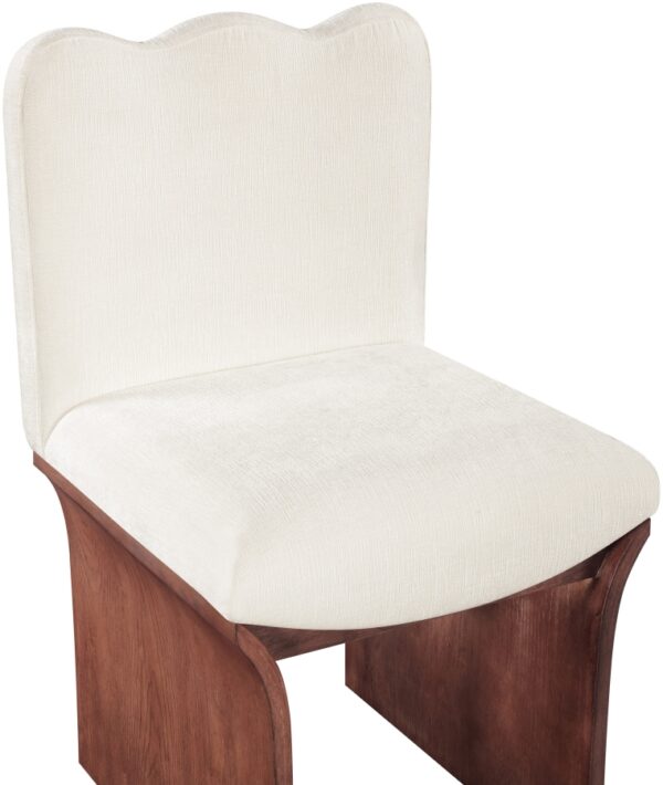 Shaw Chenille Fabric Upholstered Dining Chair