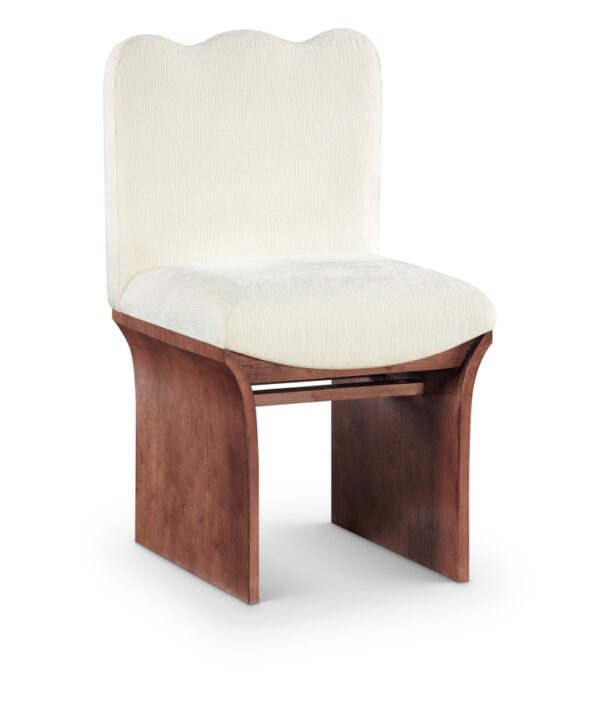 Shaw Chenille Fabric Upholstered Dining Chair