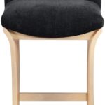 Shaw Chenille Fabric Upholstered Counter Stool