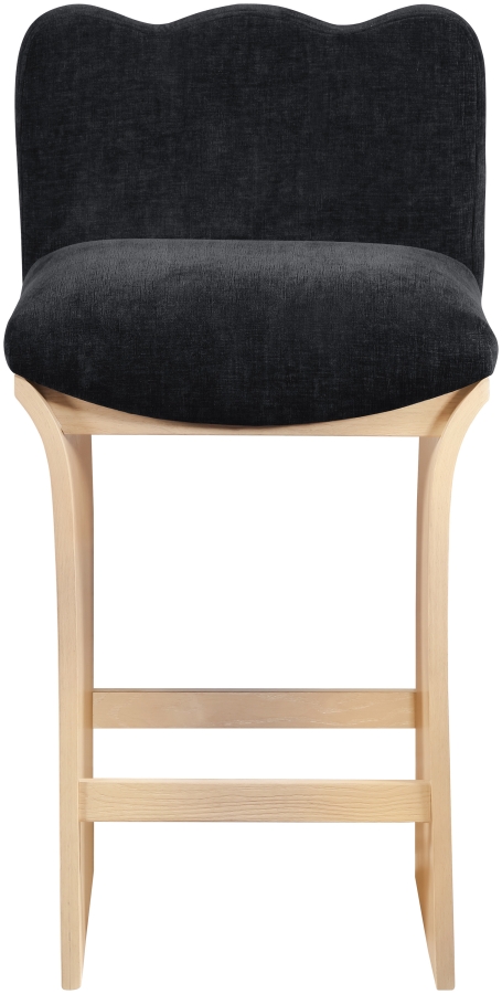 Shaw Chenille Fabric Upholstered Counter Stool