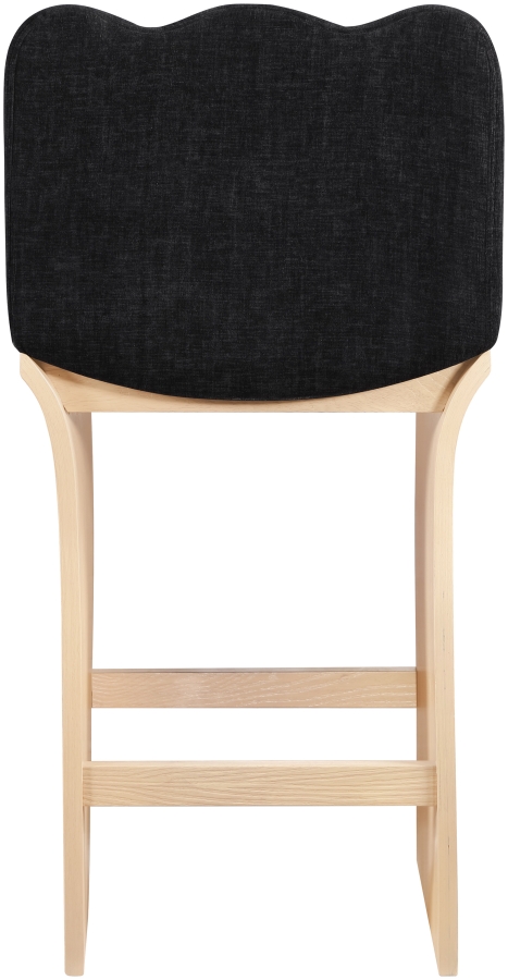 Shaw Chenille Fabric Upholstered Counter Stool