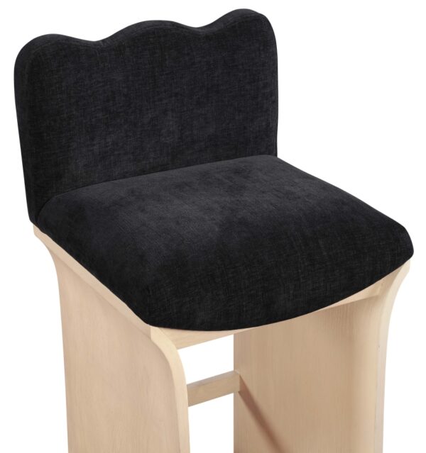 Shaw Chenille Fabric Upholstered Counter Stool